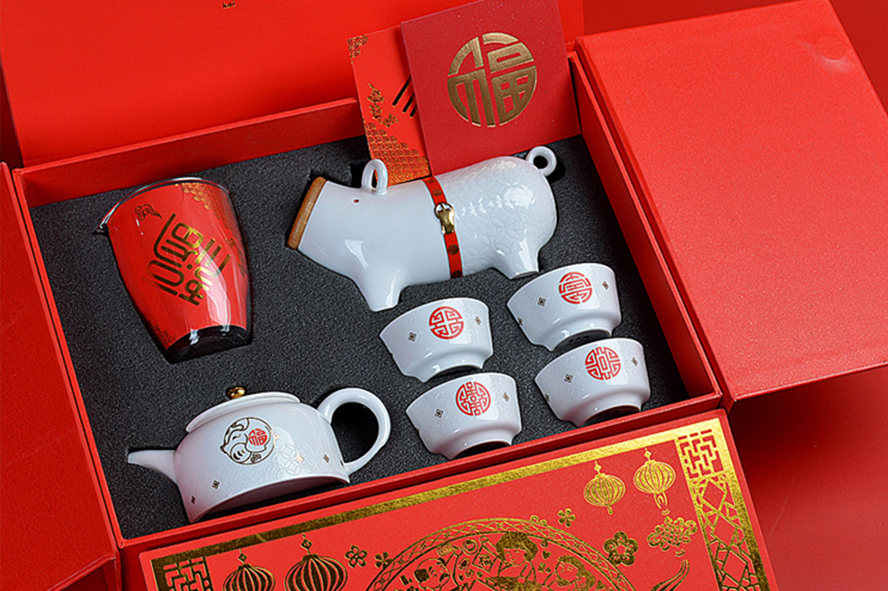 送客戶新年禮品-茶具禮盒