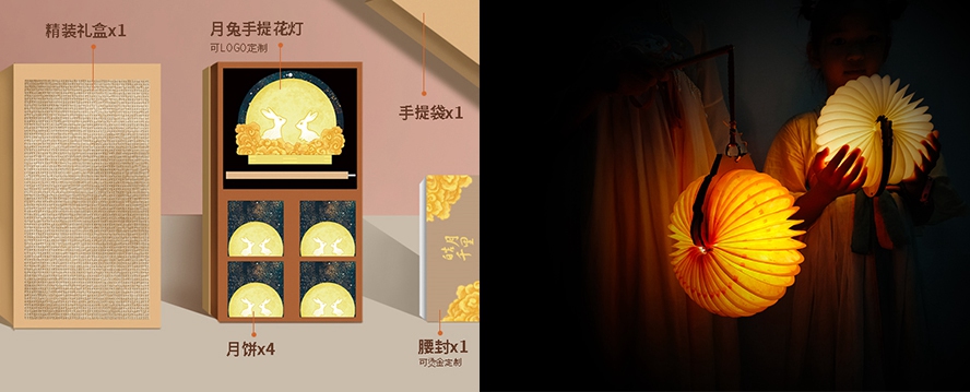 中秋節(jié)禮品書燈方案