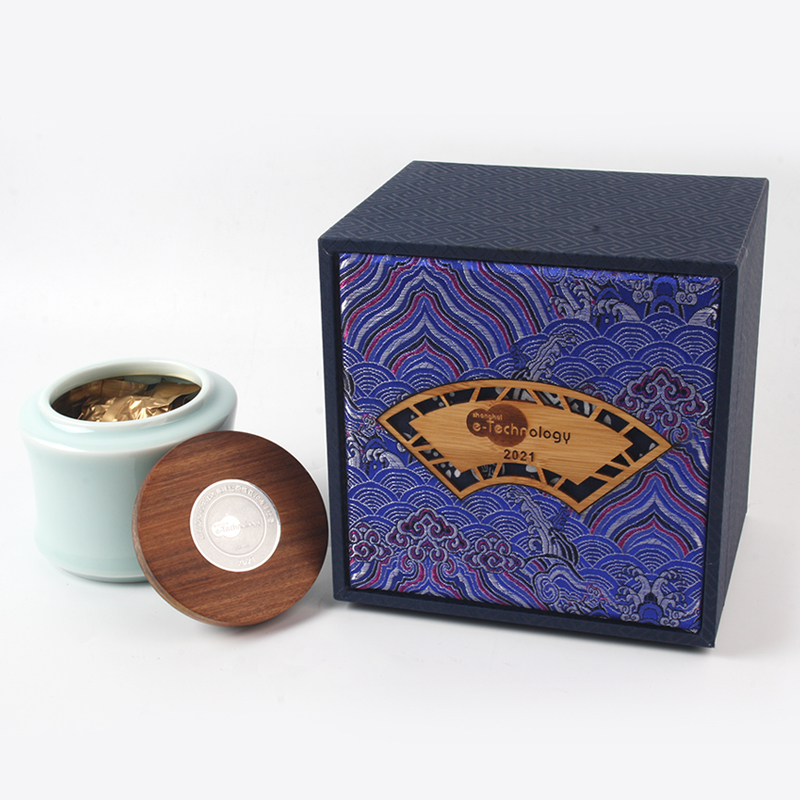 汝窯相迎茶葉杯|禮品套裝定制
