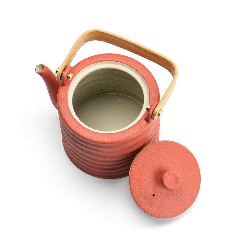 宮廷紅海浪茶壺|中國(guó)風(fēng)禮品定制