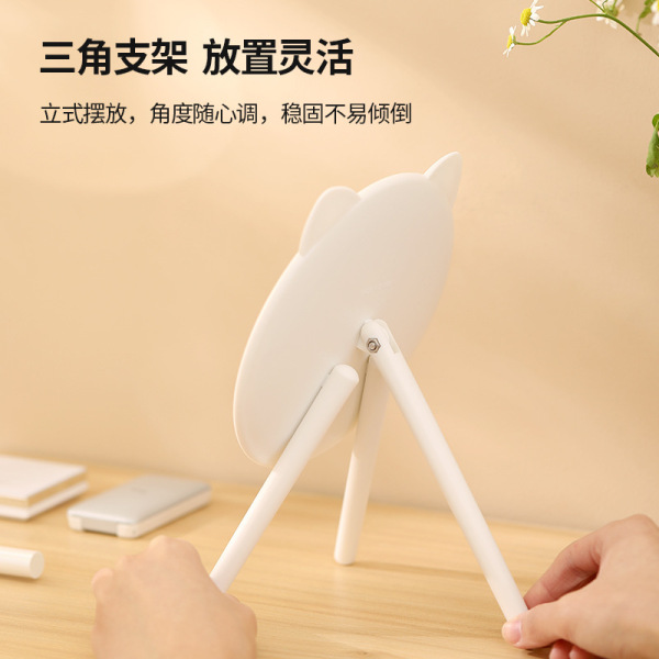 三角支架高清化妝鏡 臺式桌面梳妝鏡 適合女生的小禮品1